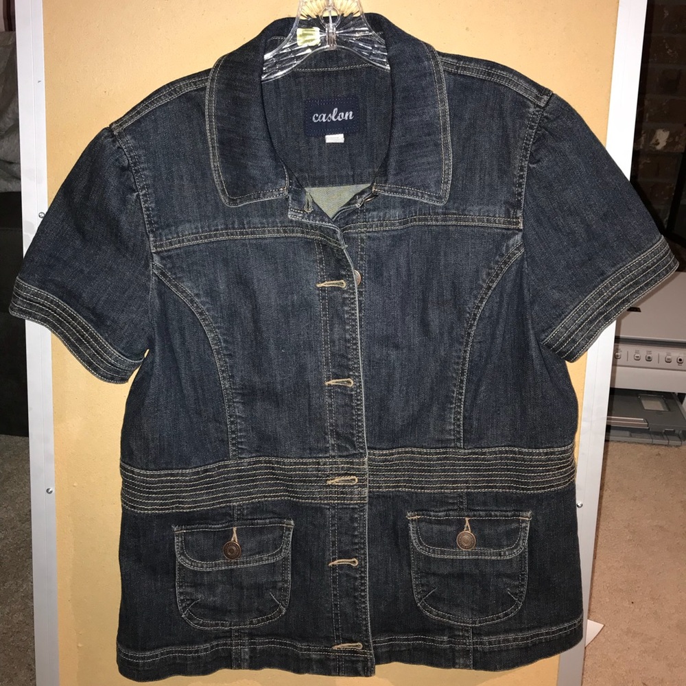Caslon petite denim jacket